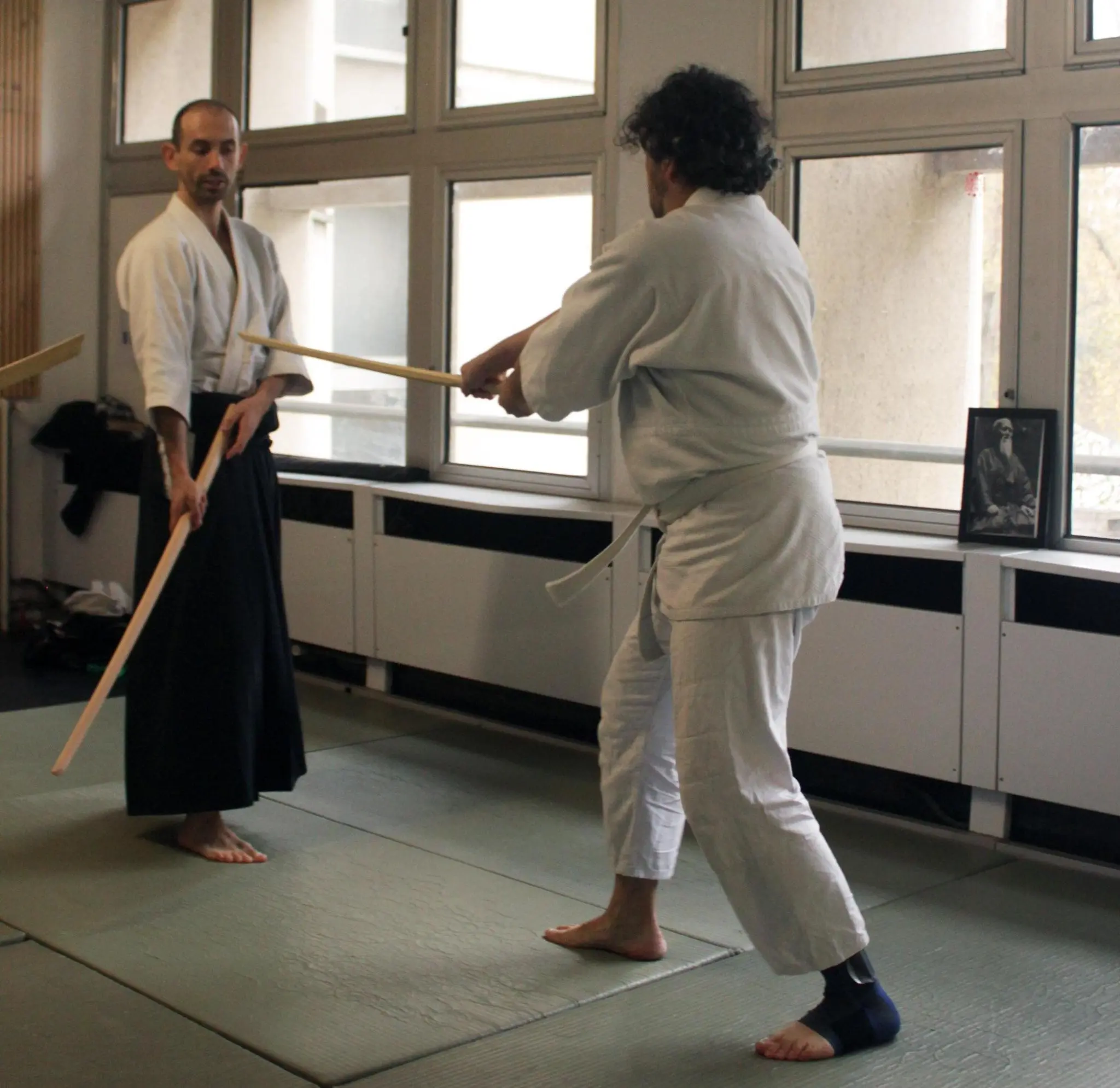 Travail du bokken en aïkido traditionnel
